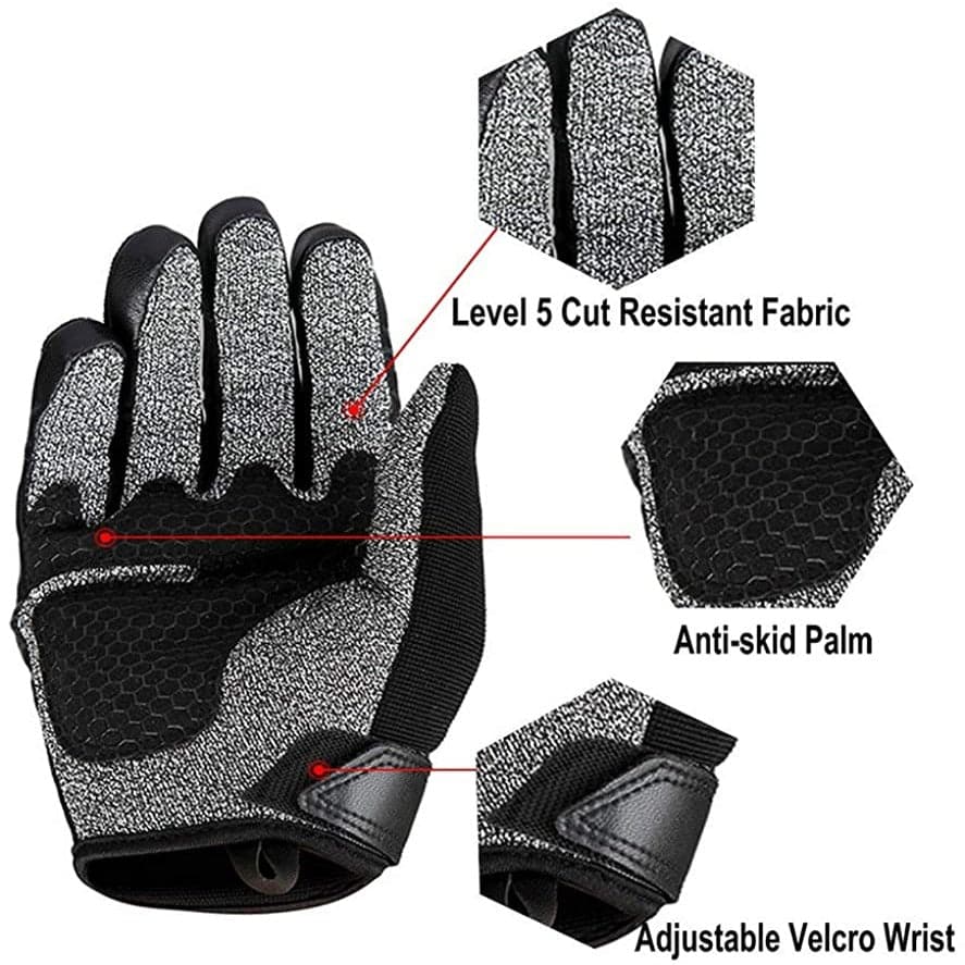 Cut Resistant Gloves for Military Motorcycle Paintball Work