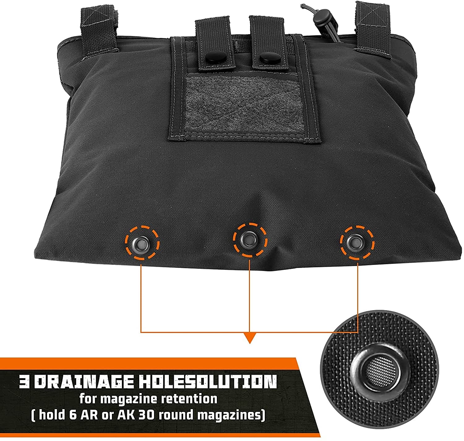 Lightweight Paintball Airsoft Hunting Gear Folding Ammo Recycling Bag