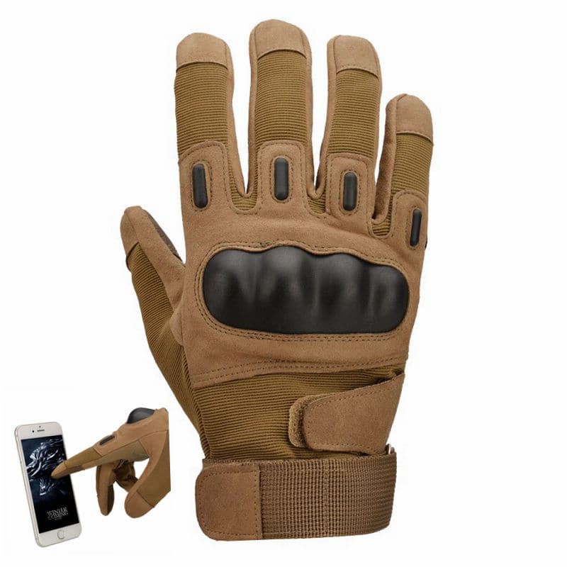 Gants imperméables à doigts complets pour écran tactile de course tactique