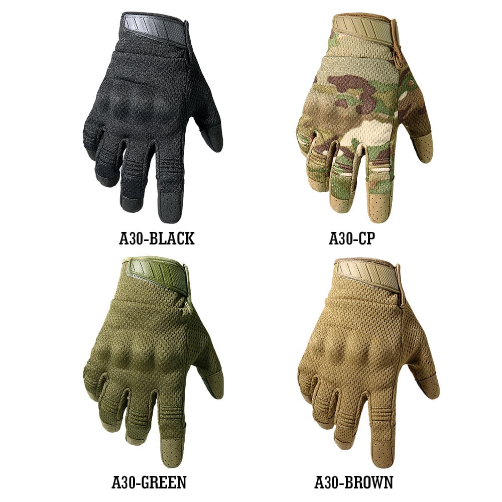 Gants de moto de tir de vélo de paintball militaire