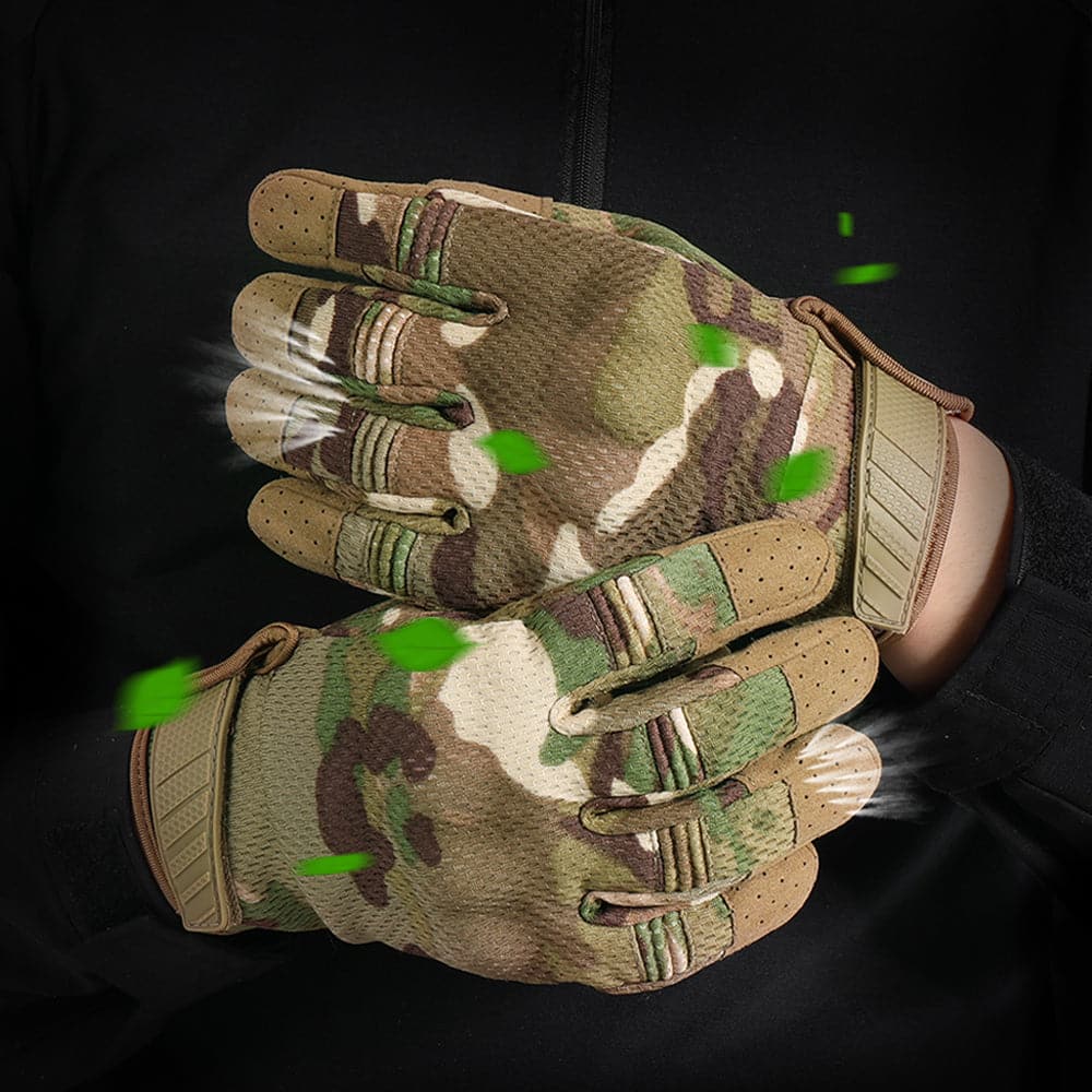 Gants de moto de tir de vélo de paintball militaire