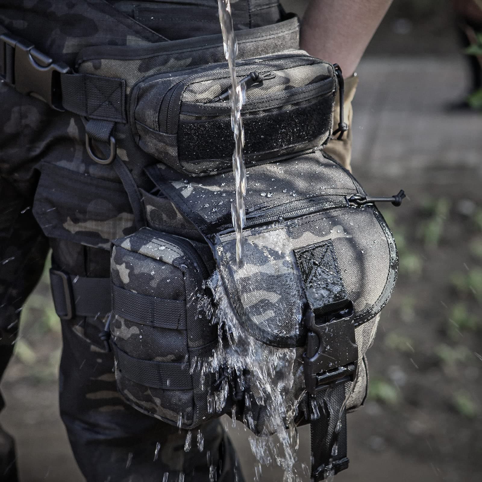 Military Army Cycling Hiking Waterproof Drop Leg Bag