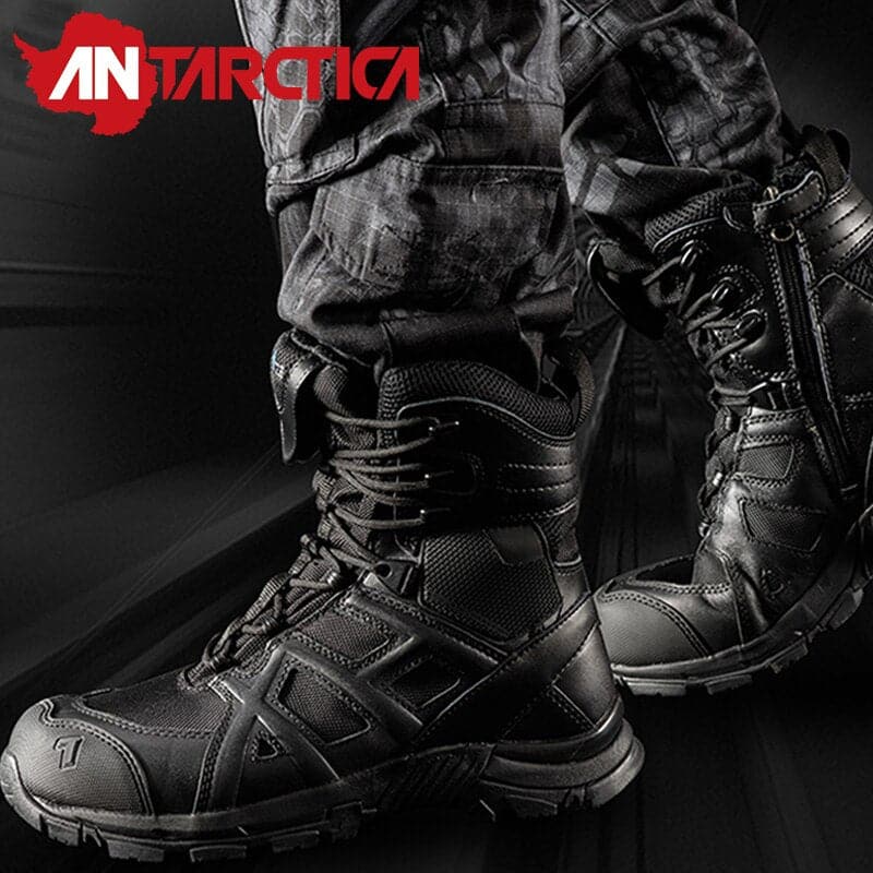 Men's 8" Tactical Outdoor Side Zip Military Boot