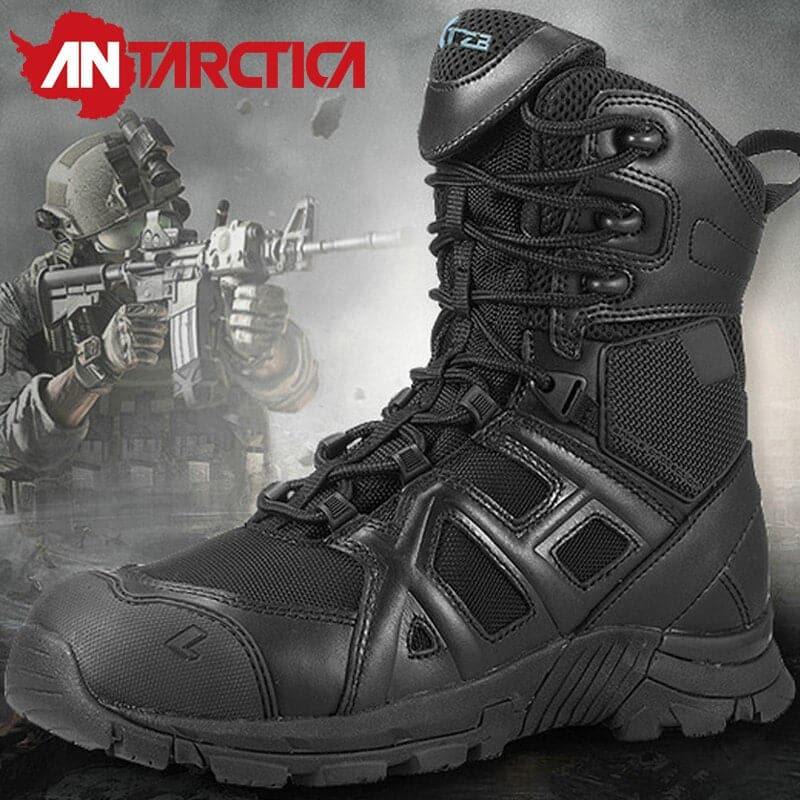 Men's 8" Tactical Outdoor Side Zip Military Boot