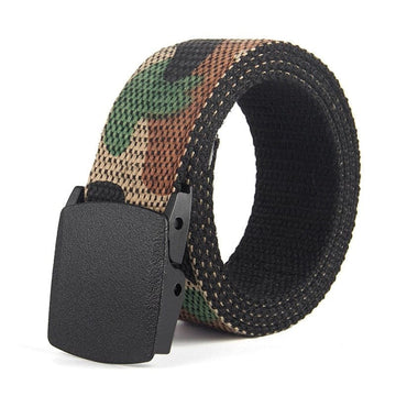 Travel Tactical Waist Belt With Metal Buckle for Pants