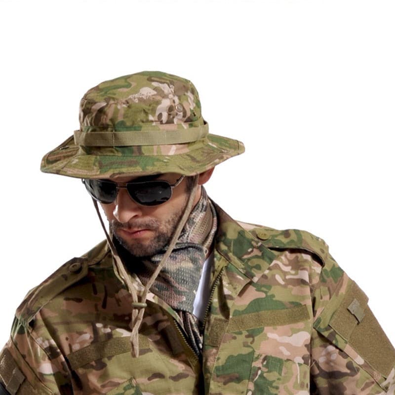 Chapeaux Boonie de seau de camouflage de tireur d'élite tactique Airsoft