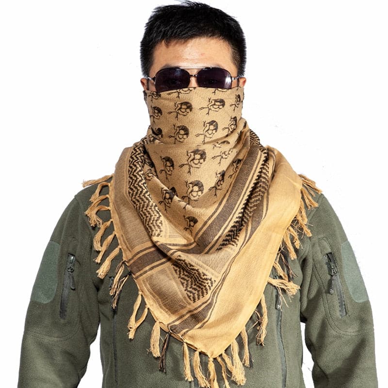 Keffiyeh Foulard de cou Wrap Turban de crâne d’été