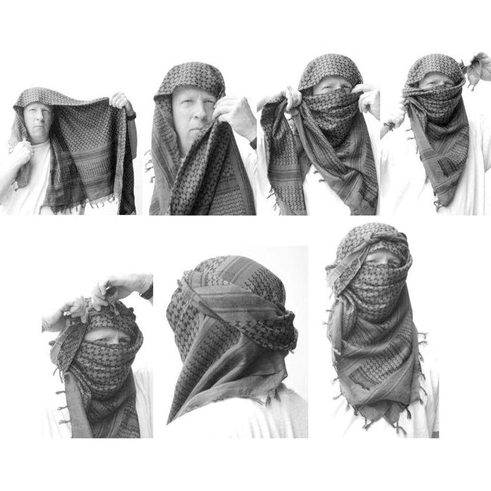 Keffiyeh Foulard de cou Wrap Turban de crâne d’été