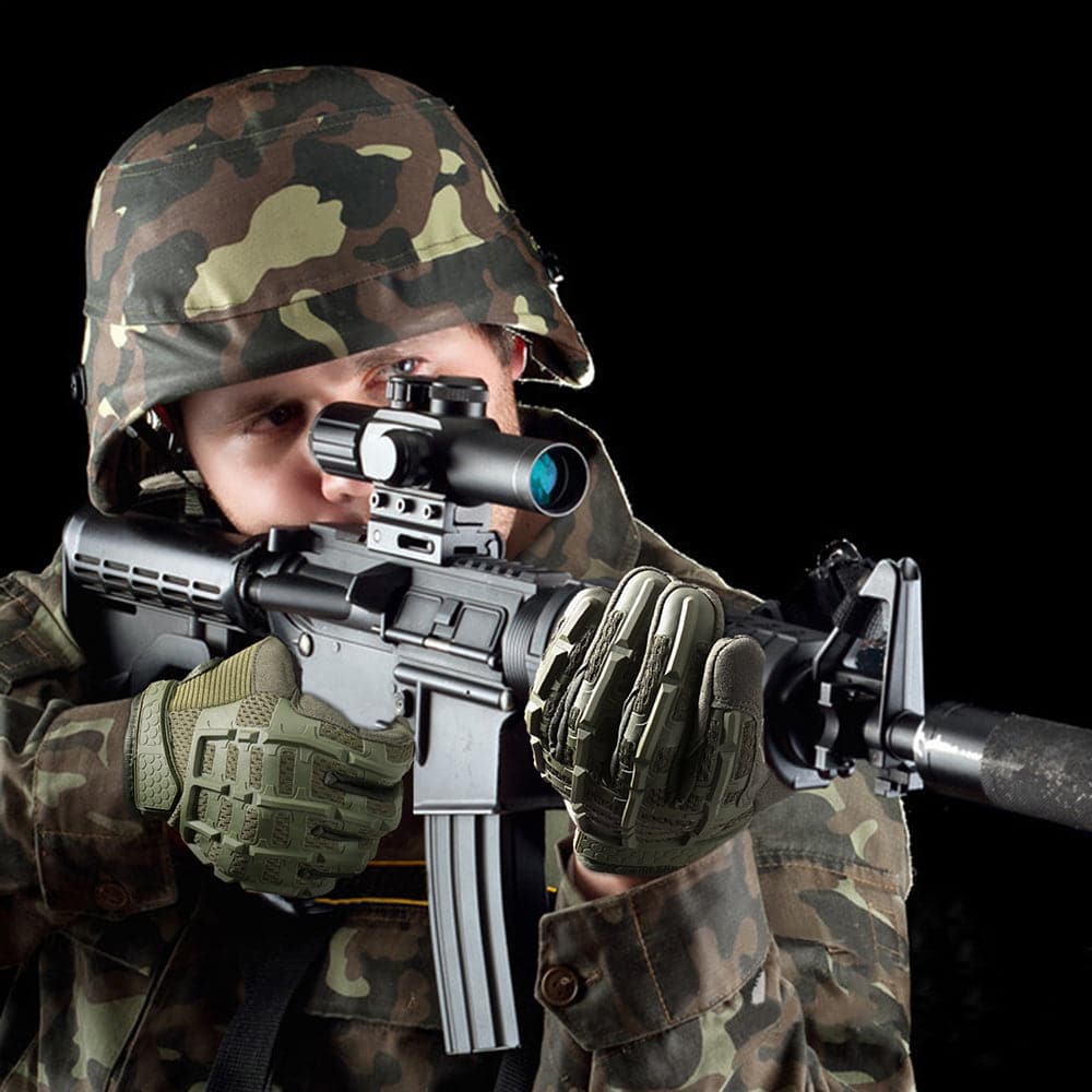 Gant de protection sans doigts pour combat de tir Airsoft Paintball