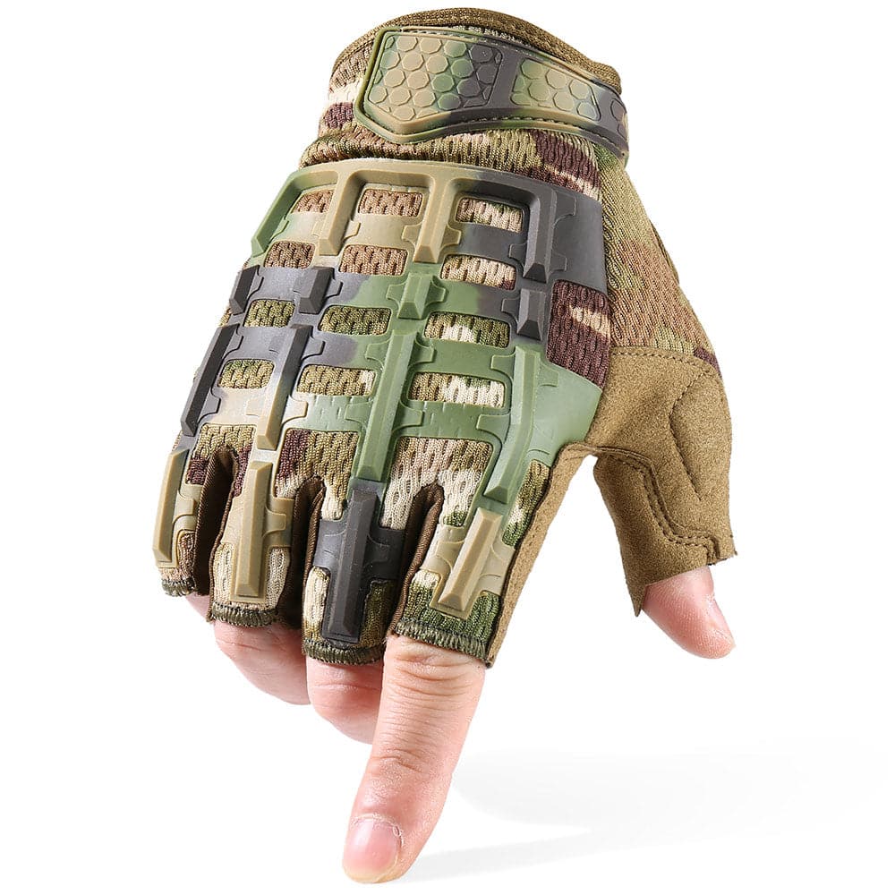 Gant de protection sans doigts pour combat de tir Airsoft Paintball