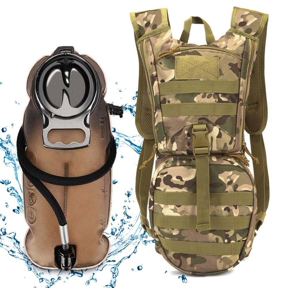 Hydration Backpack + 3L Water Bladder Bundle