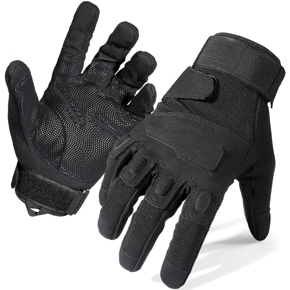Tactical Shooting Gloves For Men - Touchscreen Fingers, Waterproof & Lightweight