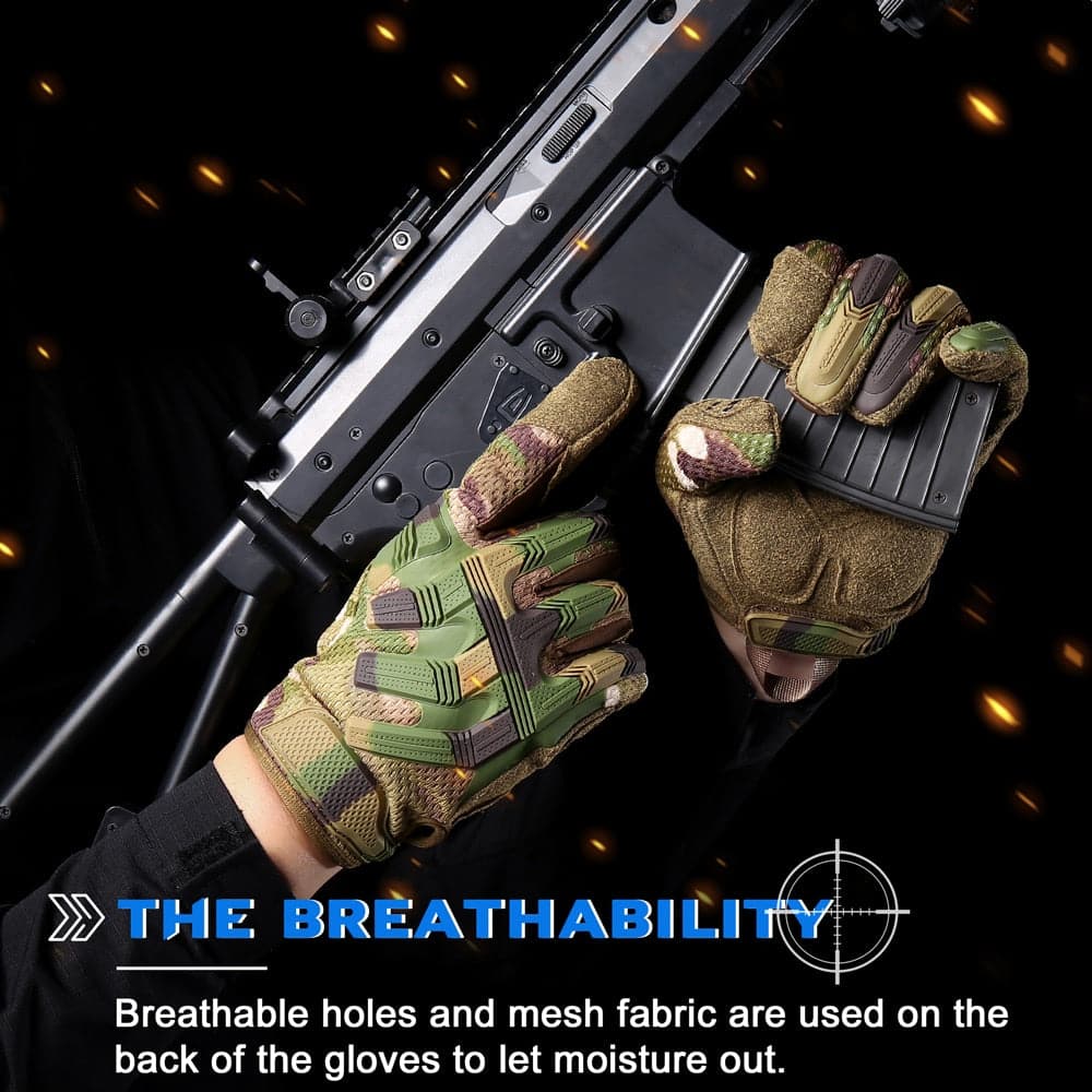 Military Paintball Airsoft Combat Shooting Anti-skid Glove
