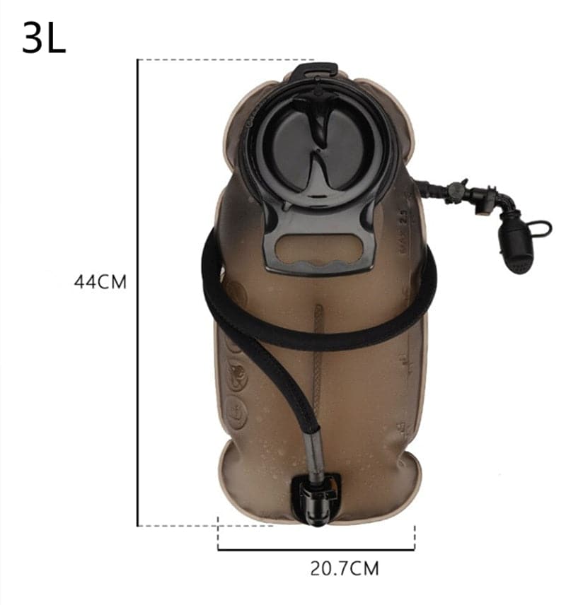 Le sac de bouteille d'eau souple pliant ultra-léger portable tactique