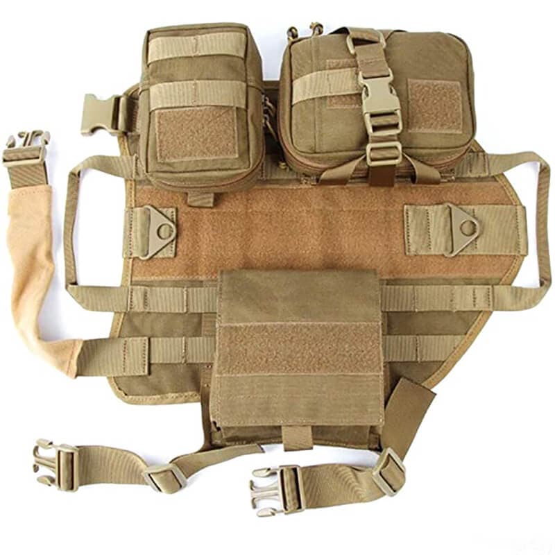 Tactical Dog Harness Adjustable Military K9 Harness Vest