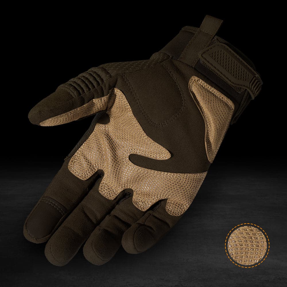 Combat Outdoor Climbing Glove Protective Gear PU Leather