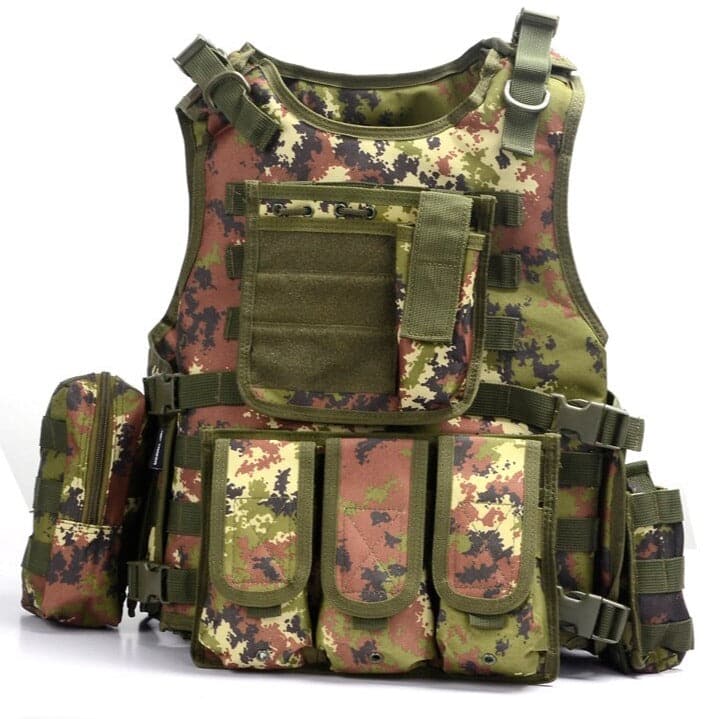 Camouflage Body Armor Army Molle police pare-balles