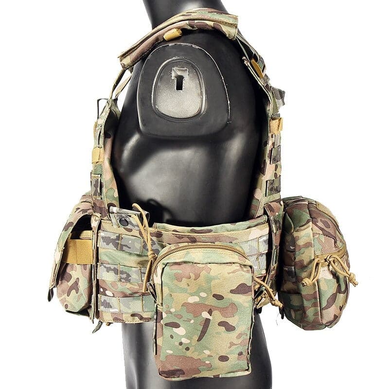 Gilet militaire de chasse tactique modulaire pour hommes, vêtements militaires