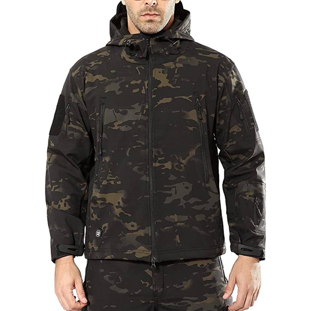 Army Outdoor Tactical Waterproof Softshell Fleece Jacket